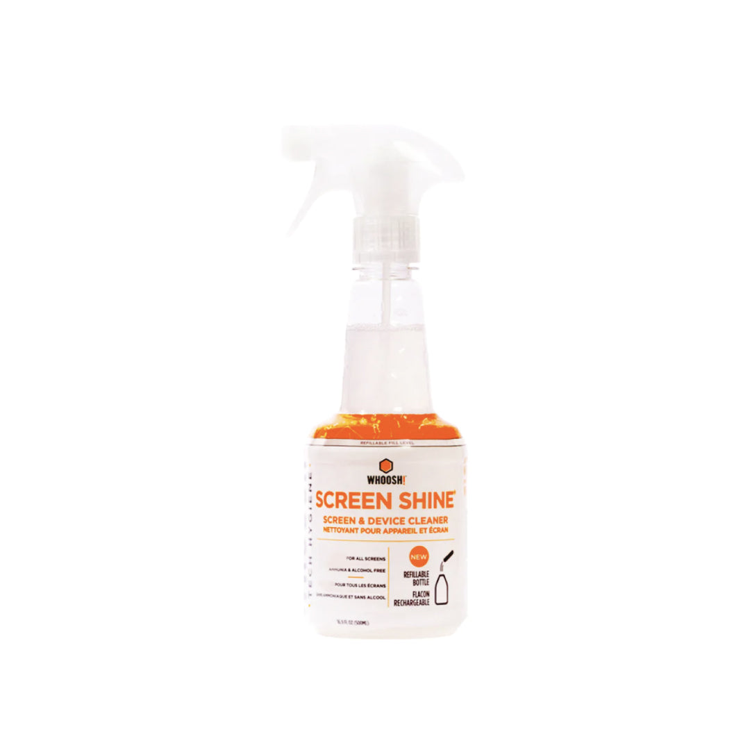 WHOOSH! SCREEN SHINE 500ML COMMERCIAL SPRAY BOTTLE NEW REFILLABLE