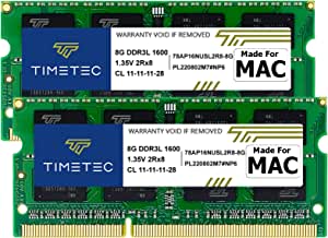 Apple Compatible 16GB Kit (2x8GB) DDR3 PC3-8500 1600MHz
