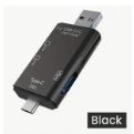 6 In 1 Card Reader USB 3.0 Type C To SD Micro