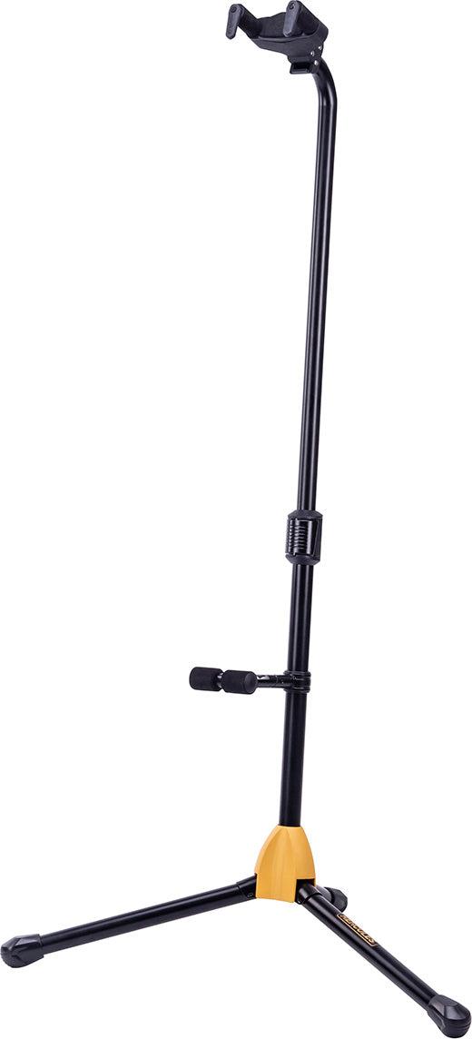 Hercules AUTO GRIP SYSTEM (AGS) SINGLE GUITAR STAND W/BACKREST