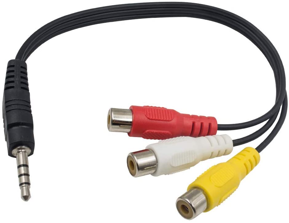 3.5mm to RCA Audio Splitter AV Cable - Perth PC