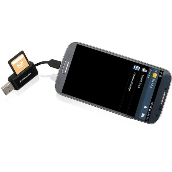 IOGEAR GoFor2 - USB OTG Card Reader for PC, Mac and Mobile Devices, GOFR214