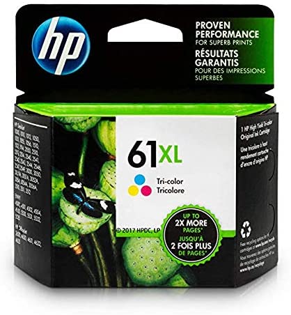 HP 61XL Tri-Colour High Yield Original Ink Cartridge (CH564WN)