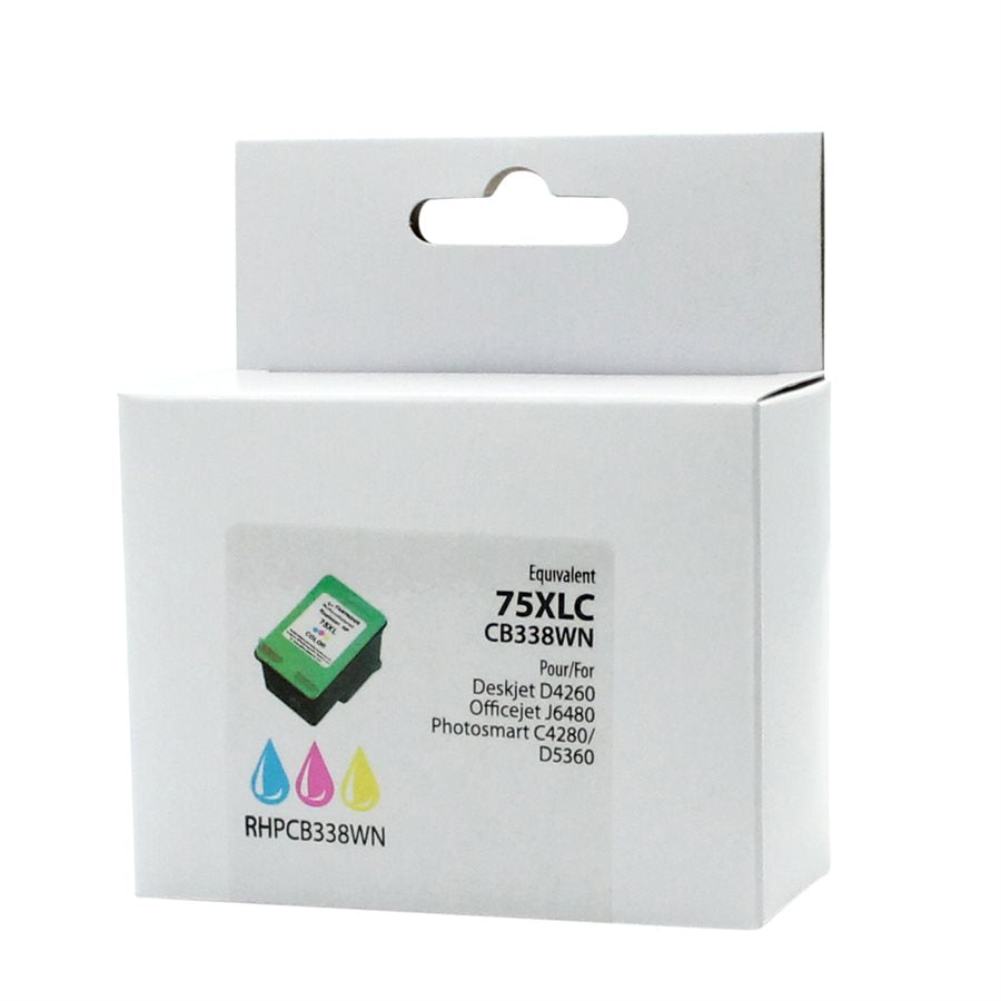 Premium Ink replacement for HP 75XL Colour