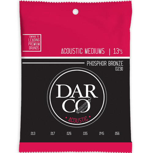 Darco By Martin 13-56 Medium Phosphor Bronze Acoustic Guitar Strings D230
