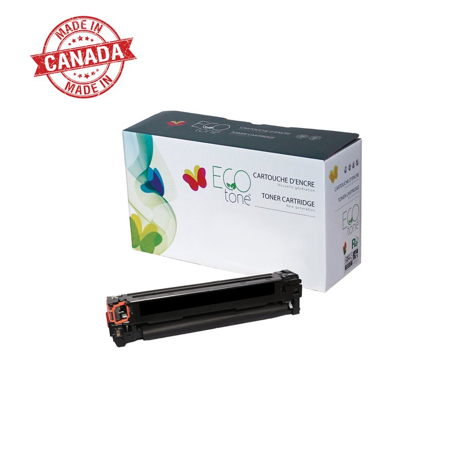 ECOtone Remanufactured Toner Replacement for HP CF210A Black