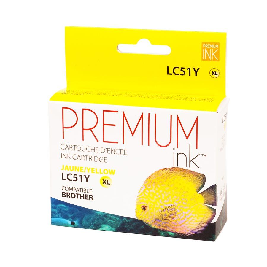 Brother LC51 XL Compatible Yellow Premium Ink - Perth PC