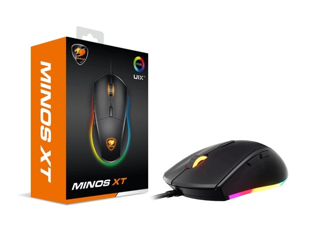 Cougar Mouse MINOS XT Gaming Mouse ADNS-3050 Optical gaming sensor 4000DPI - Perth PC