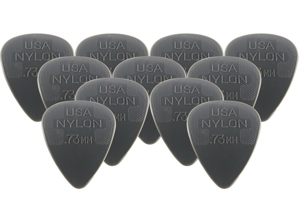 Dunlop 44P73 .73mm Nylon Standard Guitar Picks, 12-Pack - Perth PC