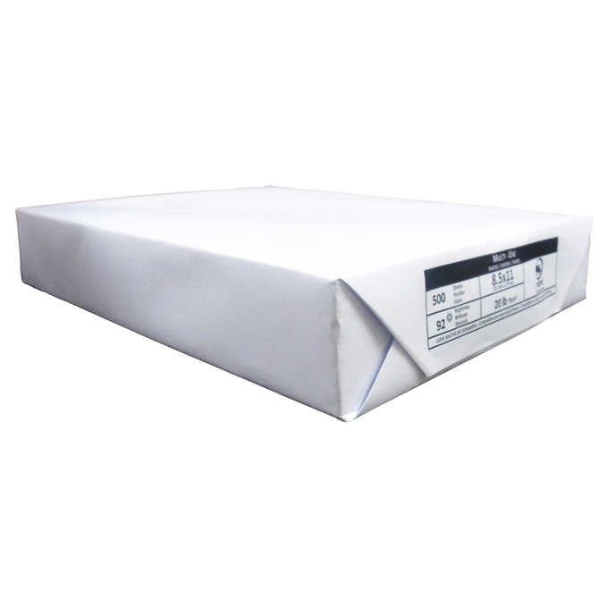 Printer Paper, Letter, 92 Bright, 20lb - 500 Sheets