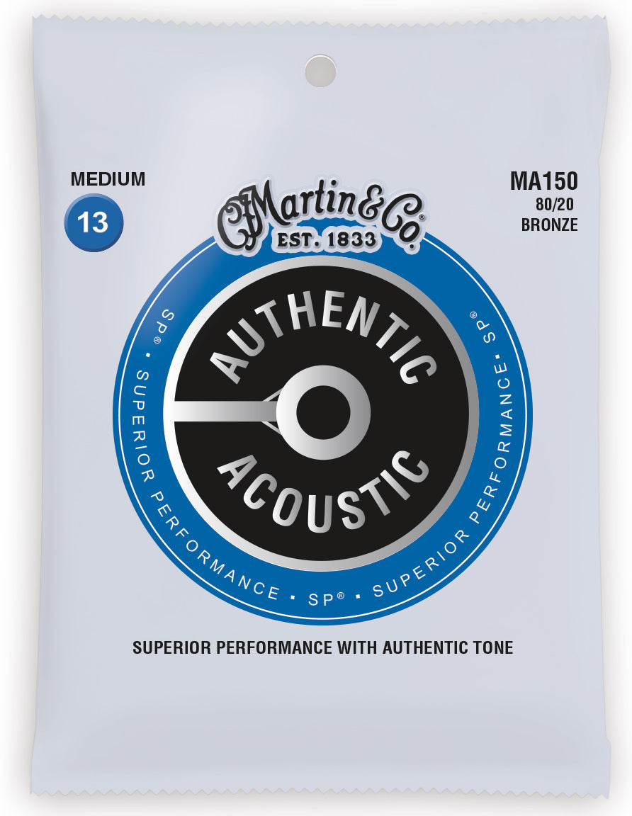 Martin MA150 80/20 Bronze Authentic Acoustic Strings 13-56