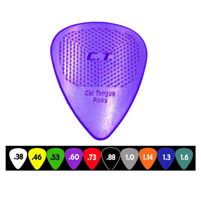 Cat's Tongue Grip Brain Picks (10 Pack) - .088 Black