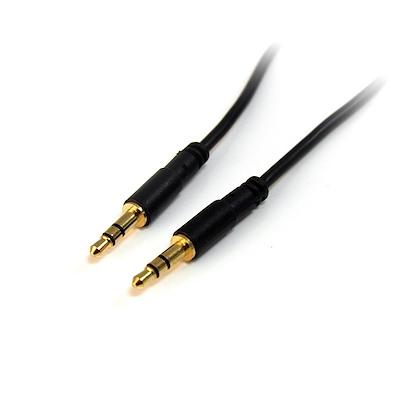 Startech.com 3 ft Slim 3.5mm Stereo Audio Cable - M/M