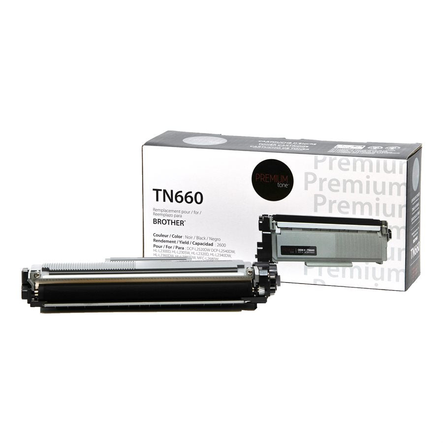 Premium Tone replacement for Brother TN660 2.6K