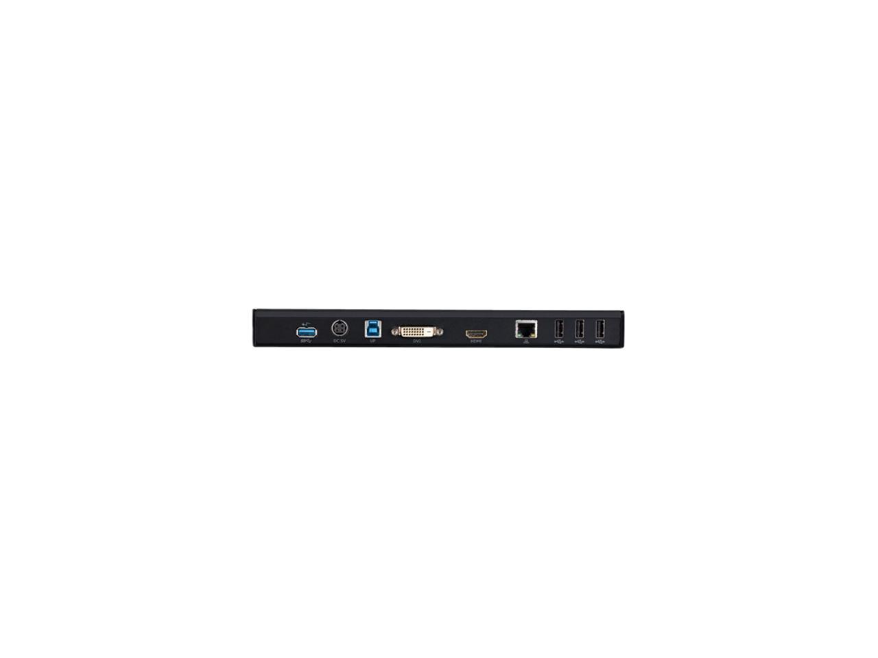 USED - Targus Black ACP70CA SuperSpeed Dual Video Docking Station USB3.0