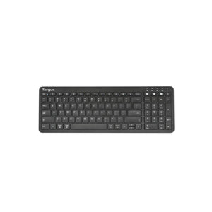 Targus Keyboard Bluetooth Antimicrobial Midsize Slim Multi-Device up to 3 PC/Mac – Black