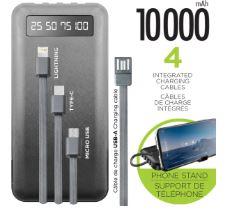 BOOST - 10000mAh Power Bank with cables