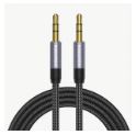 3.3ft AUX Cable - Nylon Braided M/M