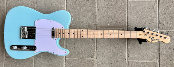 GROOVE TC4705 TELE STYLE ELECTRIC GUITAR - BABY BLUE