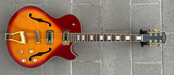 used 1990s Sunrise Hollowbody Guitar
