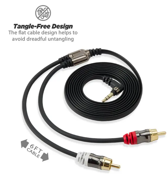 Scosche AuxConnect AUX to RCA Cable