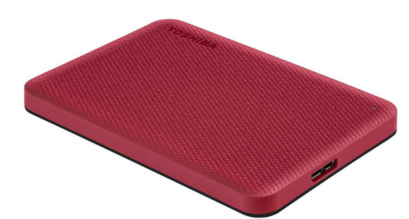 TOSHIBA 2TB Canvio Advance Portable External Hard Drive USB 3.0 Model HDTCA20XR3AA Red