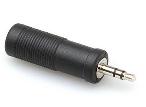 Hosa Stereo 1/4'' Phone (F) to Stereo 3.5mm (M) Adaptor