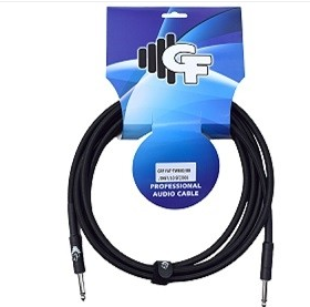 GF TWEED (ALL BLACK) INSTRUMENT CABLE - 10 FEET