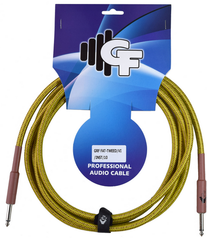 GF TWEED (Vintage) INSTRUMENT CABLE - 10 FEET