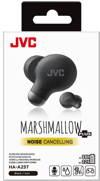 JVC HA-A25T Marshmallow True Wireless Earbud with Noise Cancelling
