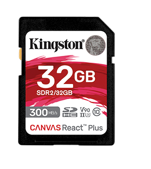 Kingston 32GB SDHC React Plus 300MB/s