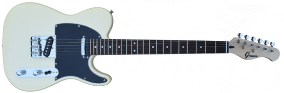 GROOVE TC4705 TELE STYLE ELECTRIC GUITAR - Olympia White