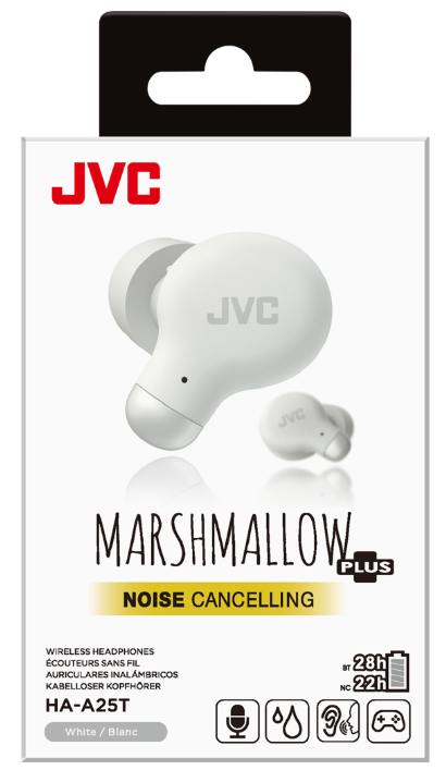 JVC HA-A25T Marshmallow True Wireless Earbud with Noise Cancelling