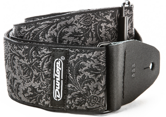 Jim Dunlop JACQUARD BLACK THISTLE STRAP D6714