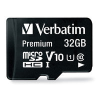 Verbatim 32GB microSDHC Memory Card with Adapter