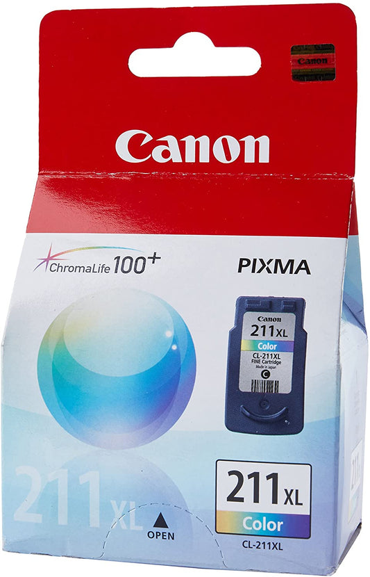 Canon CL-211XL Colour Ink Cartridge, High Yield (2975B001)