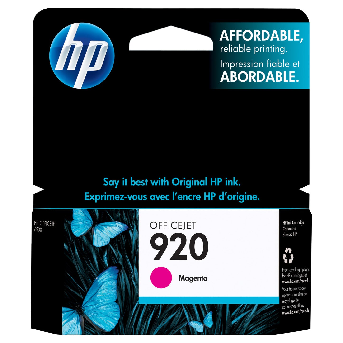 HP 920 Magenta Standard Yield Ink Cartridge (CH635AN)