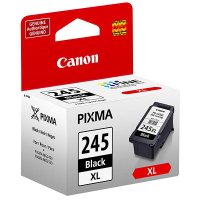 Canon PG-245XL Black Ink Cartridge, High Yield (8278B001)