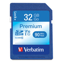 32GB Premium SDHC Memory Card, UHS-I V10 U1 Class 10