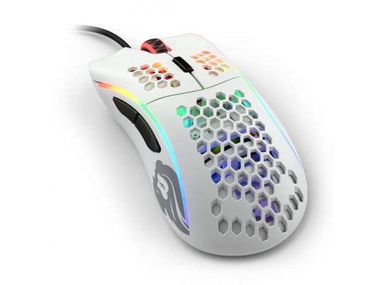Glorious Model D Minus RGB Gaming Mouse - Matte White