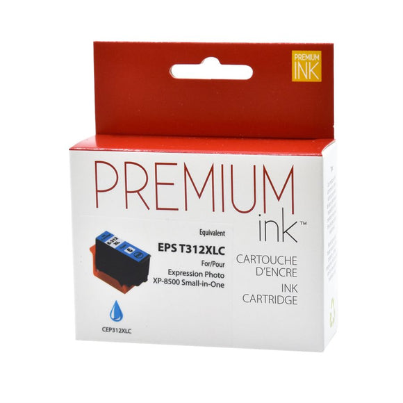 Epson T312XL220 Compatible Cyan Premium Ink