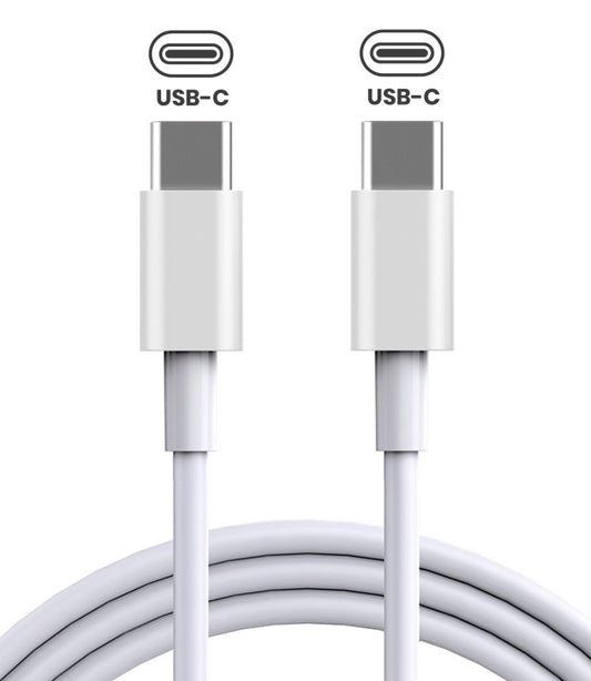 USB-C TO USB-C CABLE COMPATIBLE FOR MACBOOK POWER ADAPTERS 30W / 61W (USED OEM PULL)