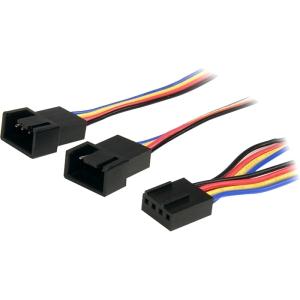 StarTech 12in 4 Pin PWM Fan Extension Power Y Cable - F/M