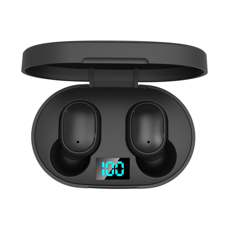 TWS Bluetooth 5.0 E6s Earphone Wireless Earbuds Noise Cancelling LED Display Handsfree Earbuds