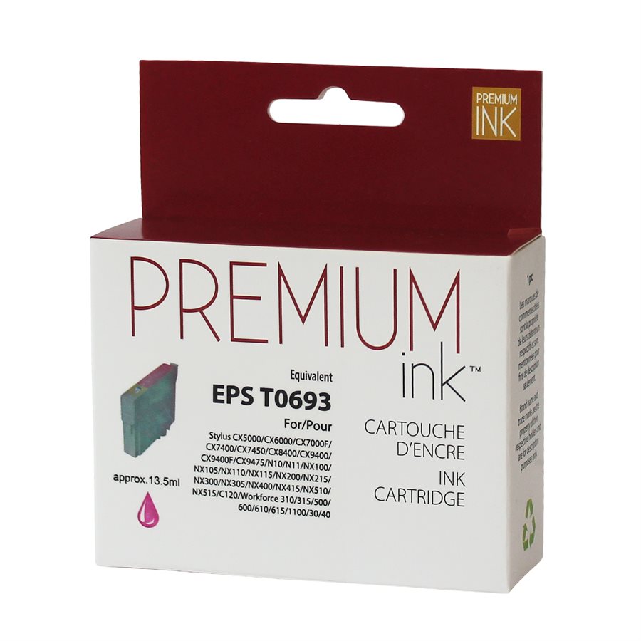 Epson T0693 Compatible Magenta Premium Ink