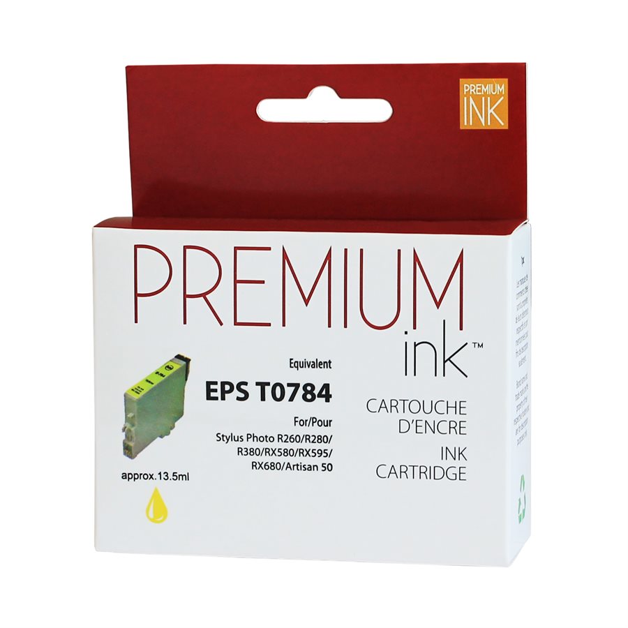 Epson T0784 Compatible Yellow Premium Ink