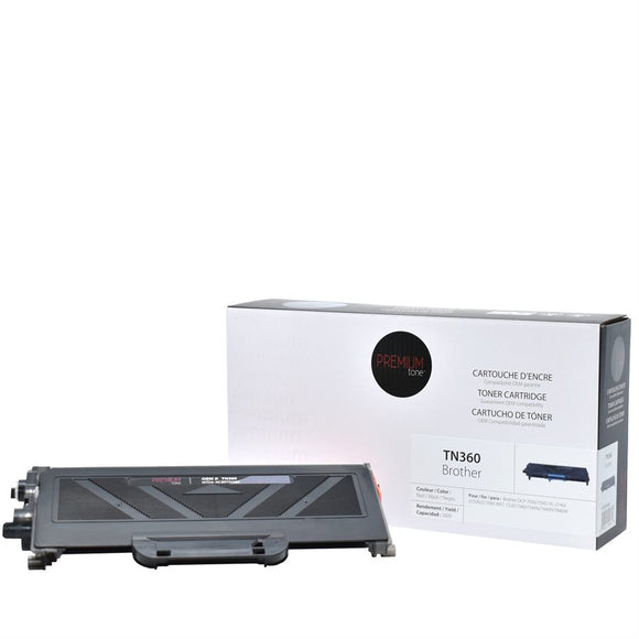Brother TN360 Compatible Premium Tone 2.6K