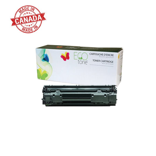 ECOtone Remanufactured Toner Replacement for HP CB435A Black