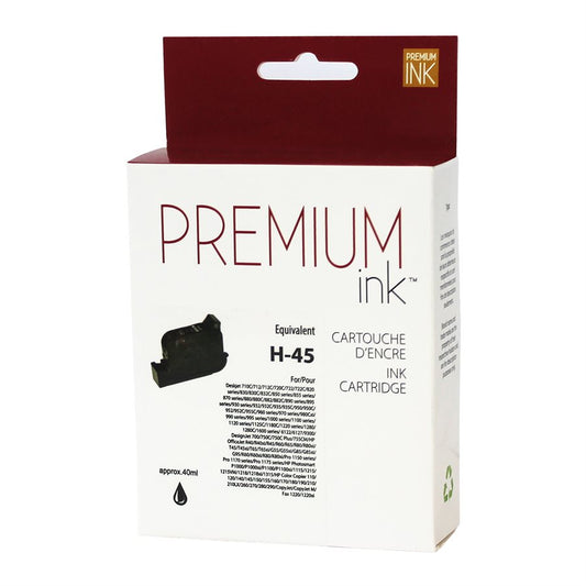 HP Compatible 45 / 51645AN  Black Premium Ink