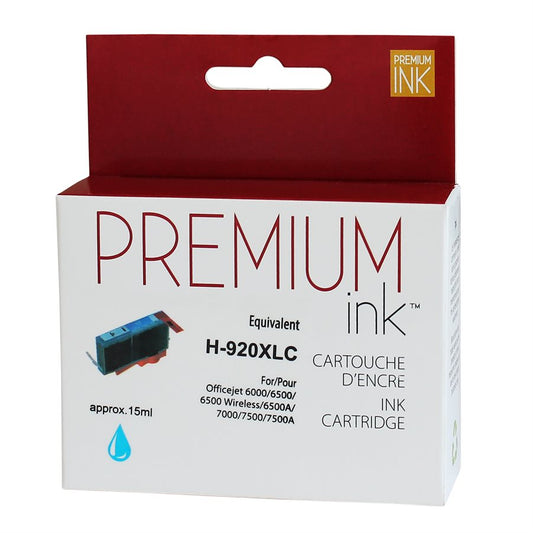 Premium Ink Replacement for HP 920XL Cyan